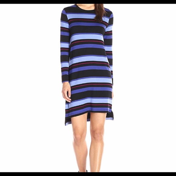 Kensie Dresses & Skirts - Kensie Stripe Hi-Lo Dress Size S